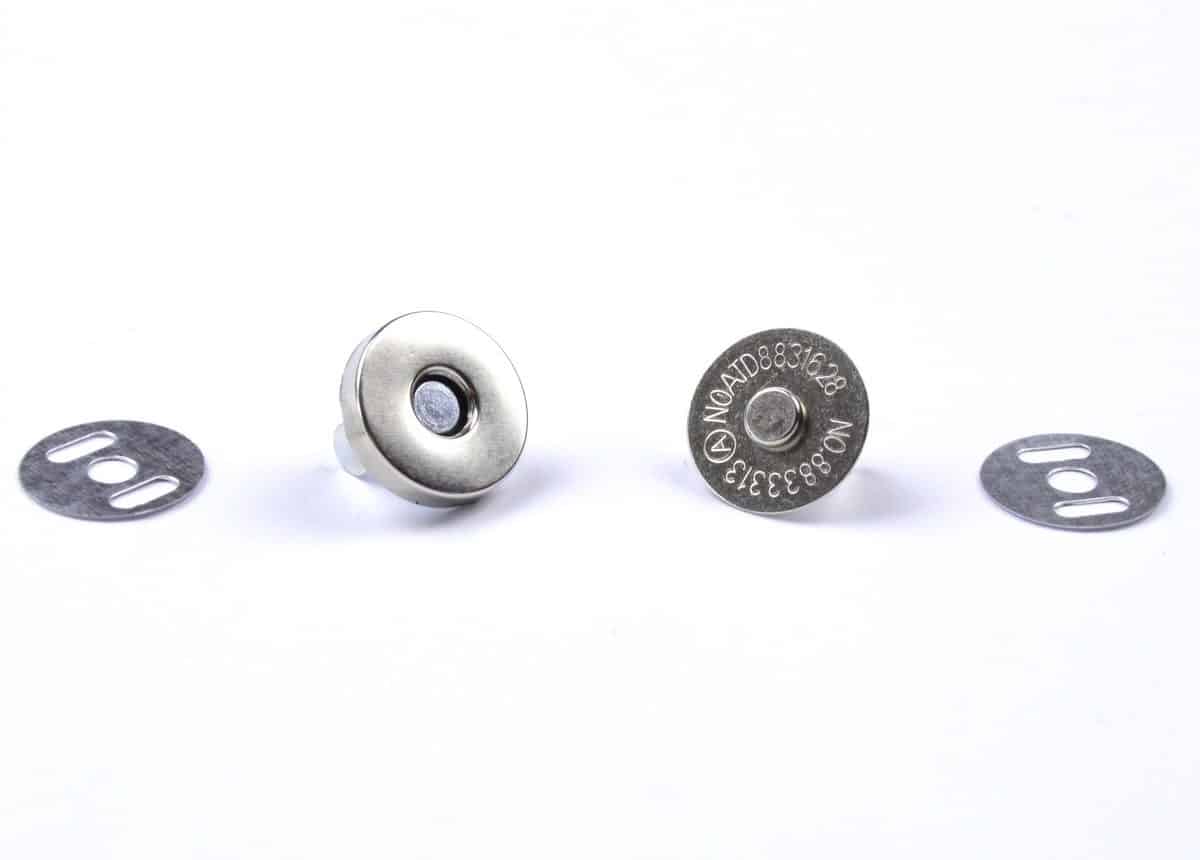 Lot De 10 Paires De Boutons Magnétiques Sans Couture Tofficu - Doré Et Argenté - Pour Vêtements, Sacs, Projets DIY