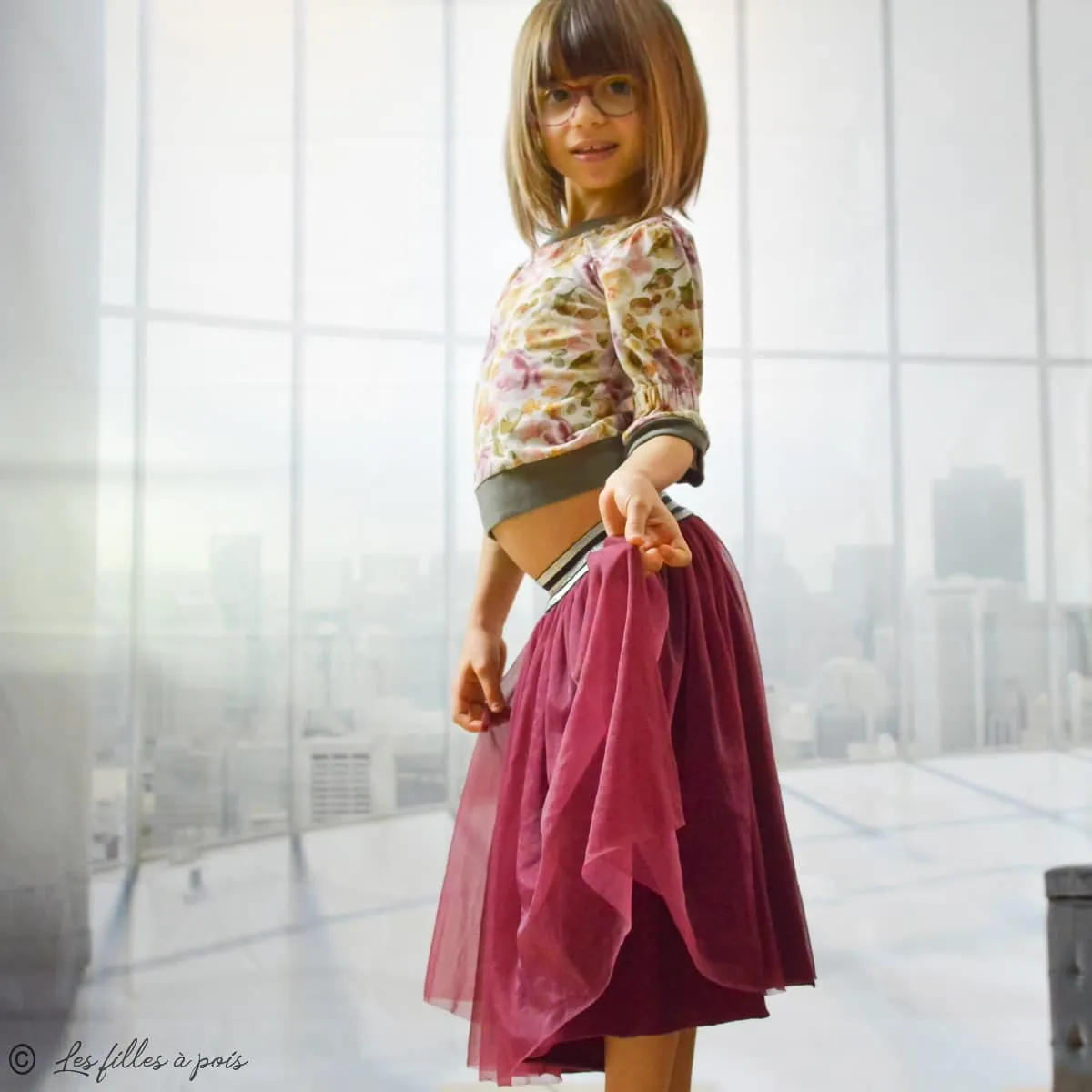 Look jupe en tulle et top Julianna