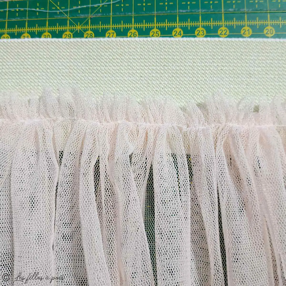 Tutoriel jupe en tulle souple