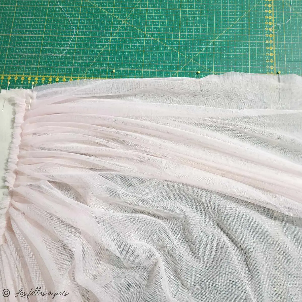 Tutoriel jupe en tulle souple