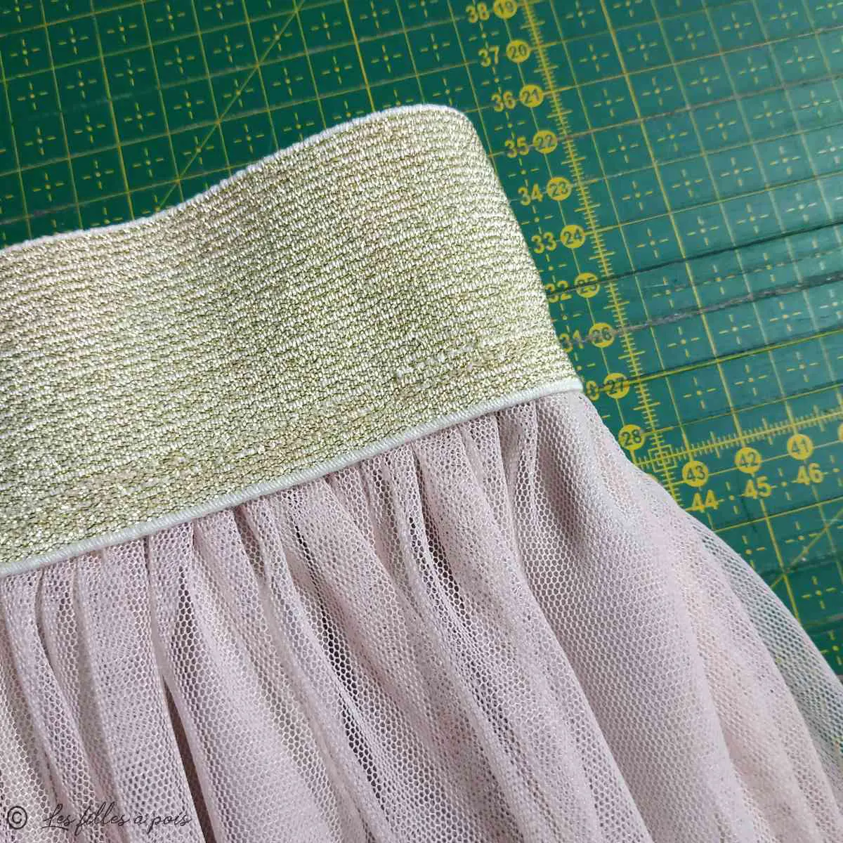 Tutoriel jupe en tulle souple