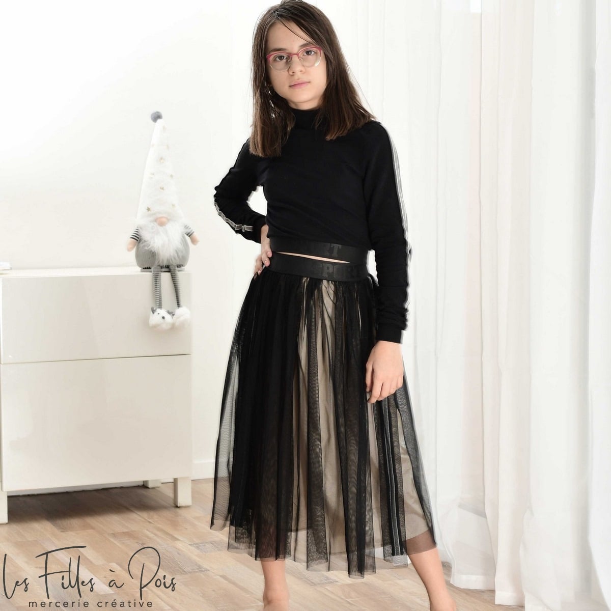 Jupe en tulle : comment coudre une jupe en tulle facile et rapide - Tutoriel gratuit 1