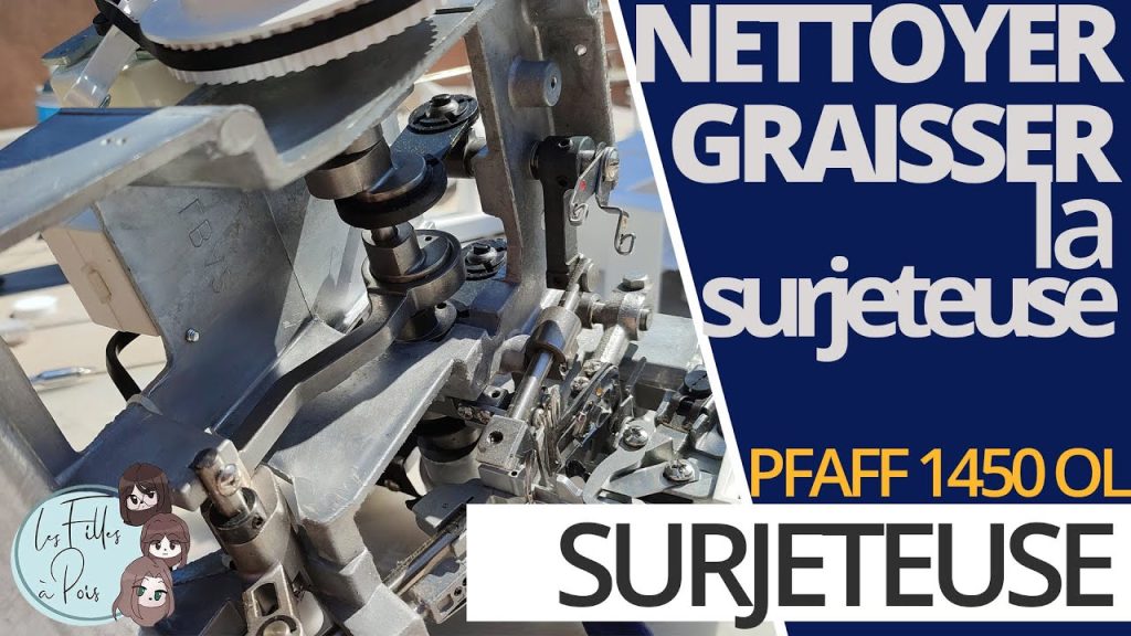 Nettoyer et graisser sa surjeteuse PFAFF 1450ol de LIDL 1