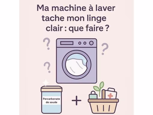 Ma machine à laver tache mon linge clair : que faire ?